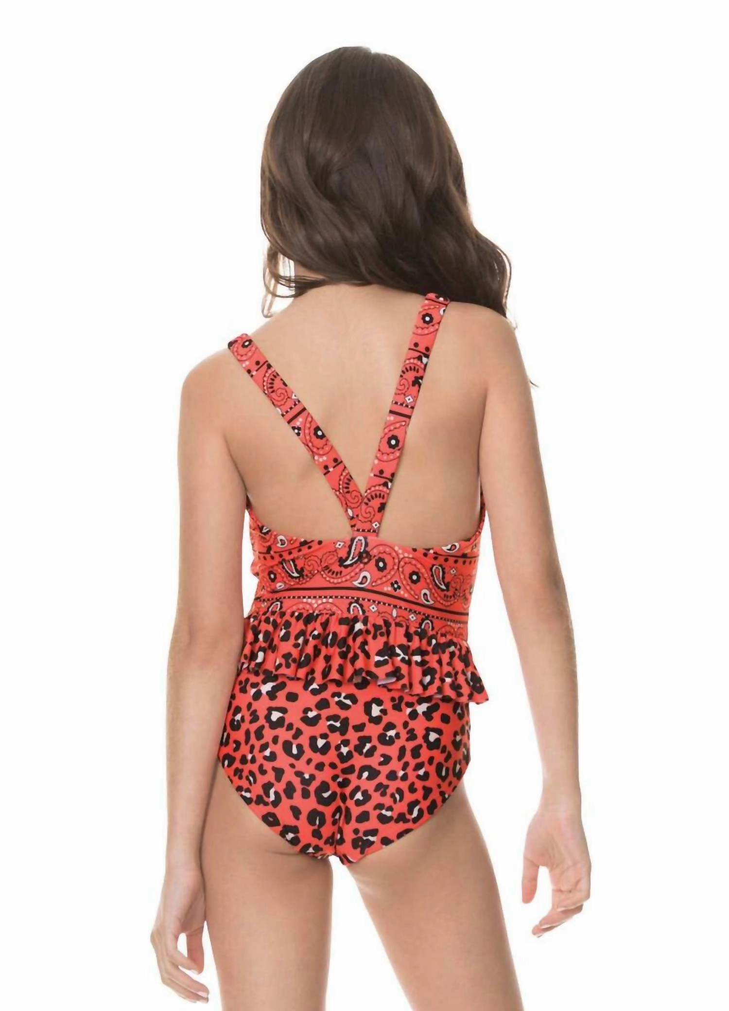 Dancer Nebula Jasmin Girls One Piece In Orange