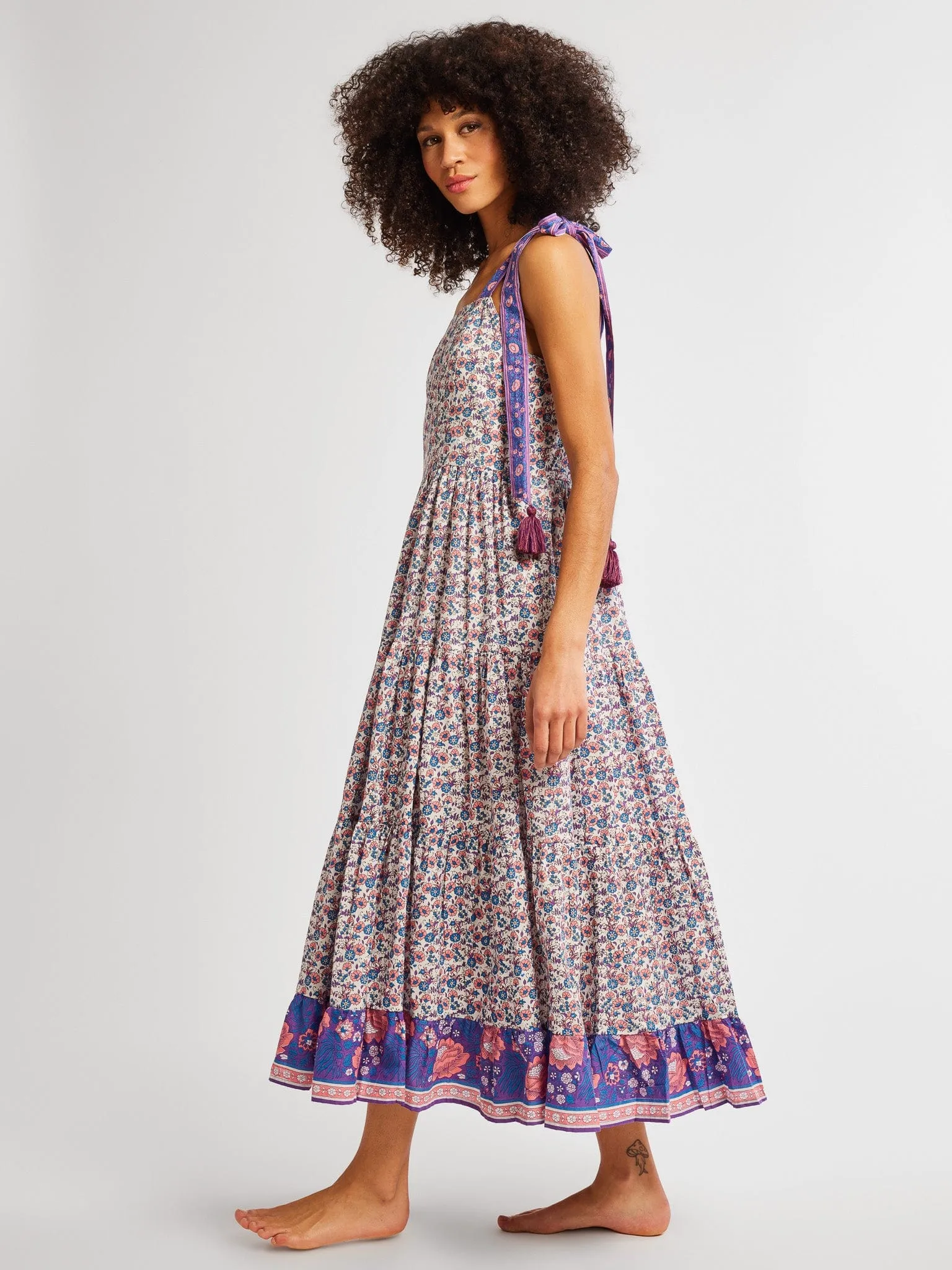 Daphne Dress in Bluebell