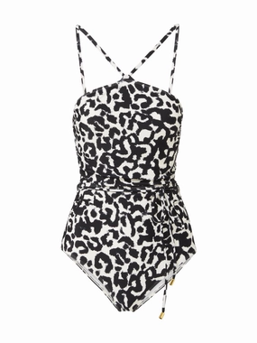 Daphne One Piece Mia Leopard fashionable beach swimwear, modern womens bikinis