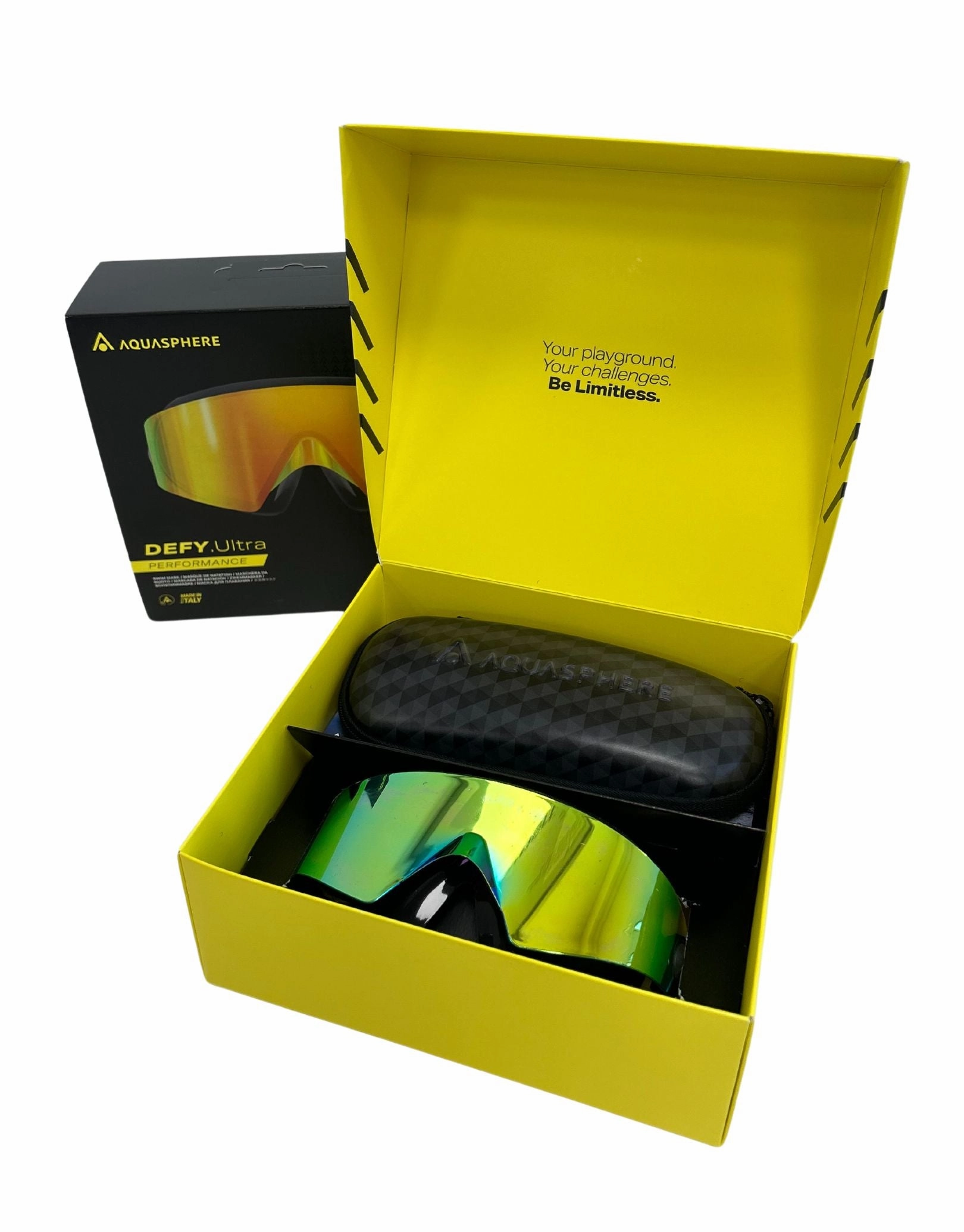 Defy. Ultra Swim Mask - Titanium Mirrored Lens