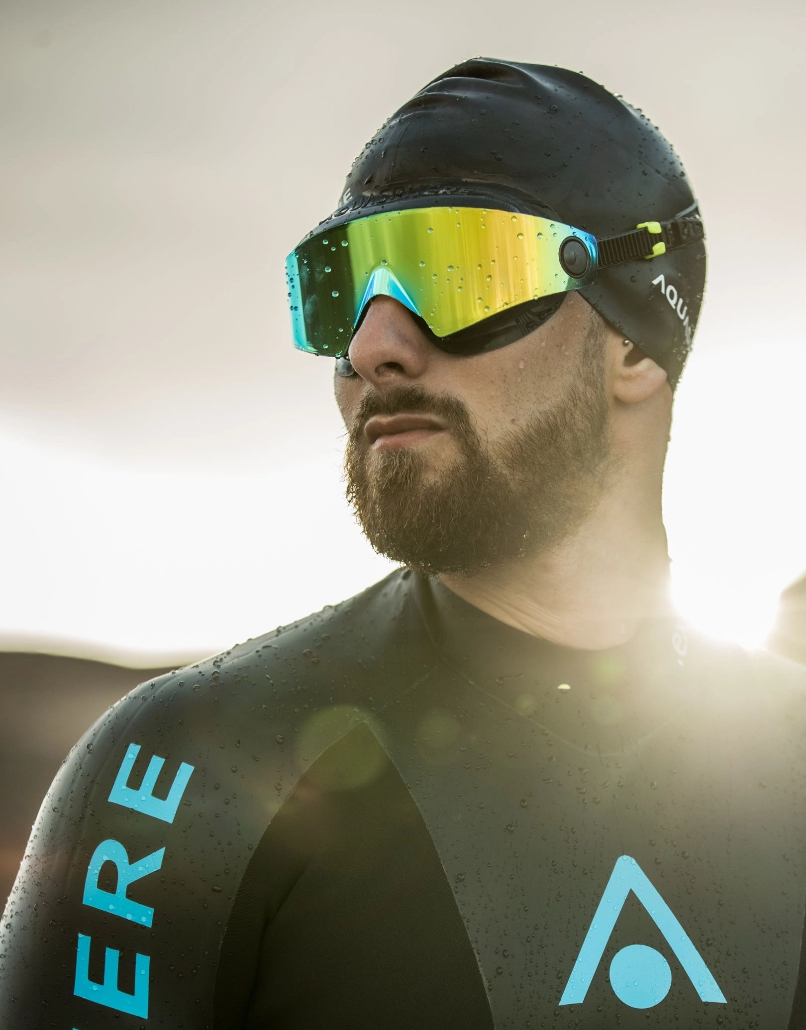 Defy. Ultra Swim Mask - Titanium Mirrored Lens