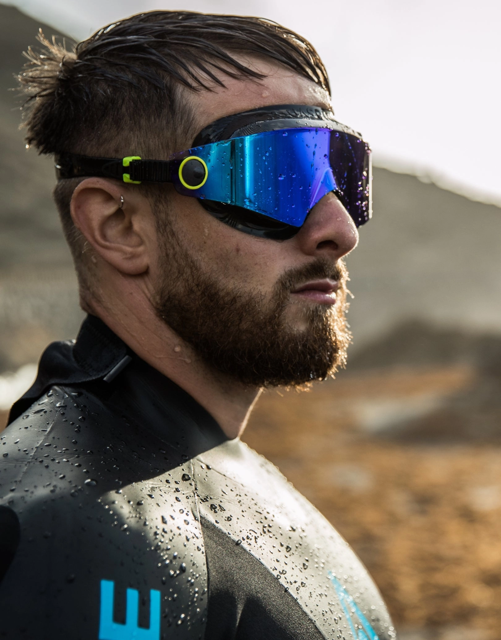 Defy. Ultra Swim Mask - Titanium Mirrored Lens
