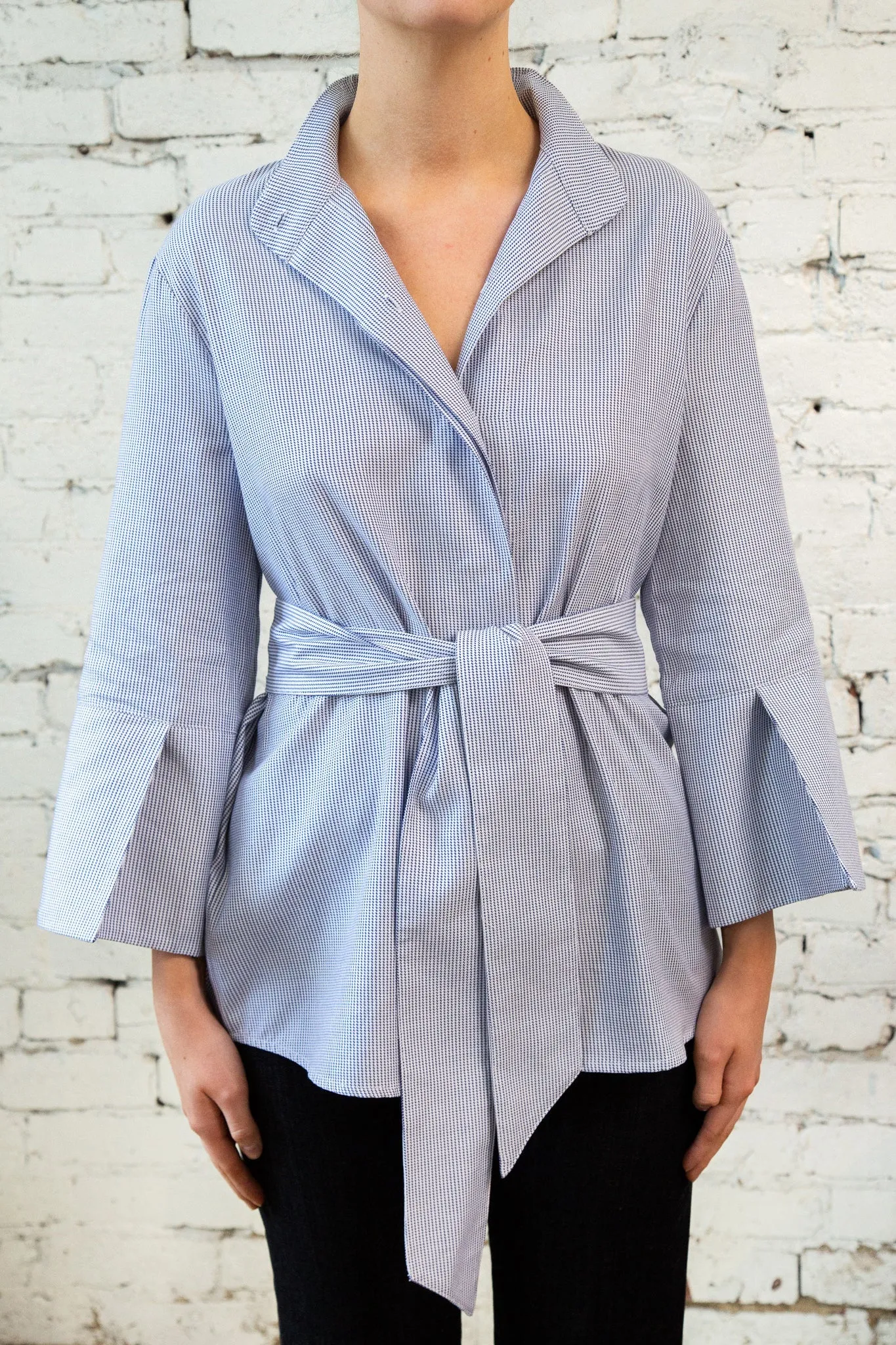 DELIA SHIRT IN STRETCH COTTON POPLIN