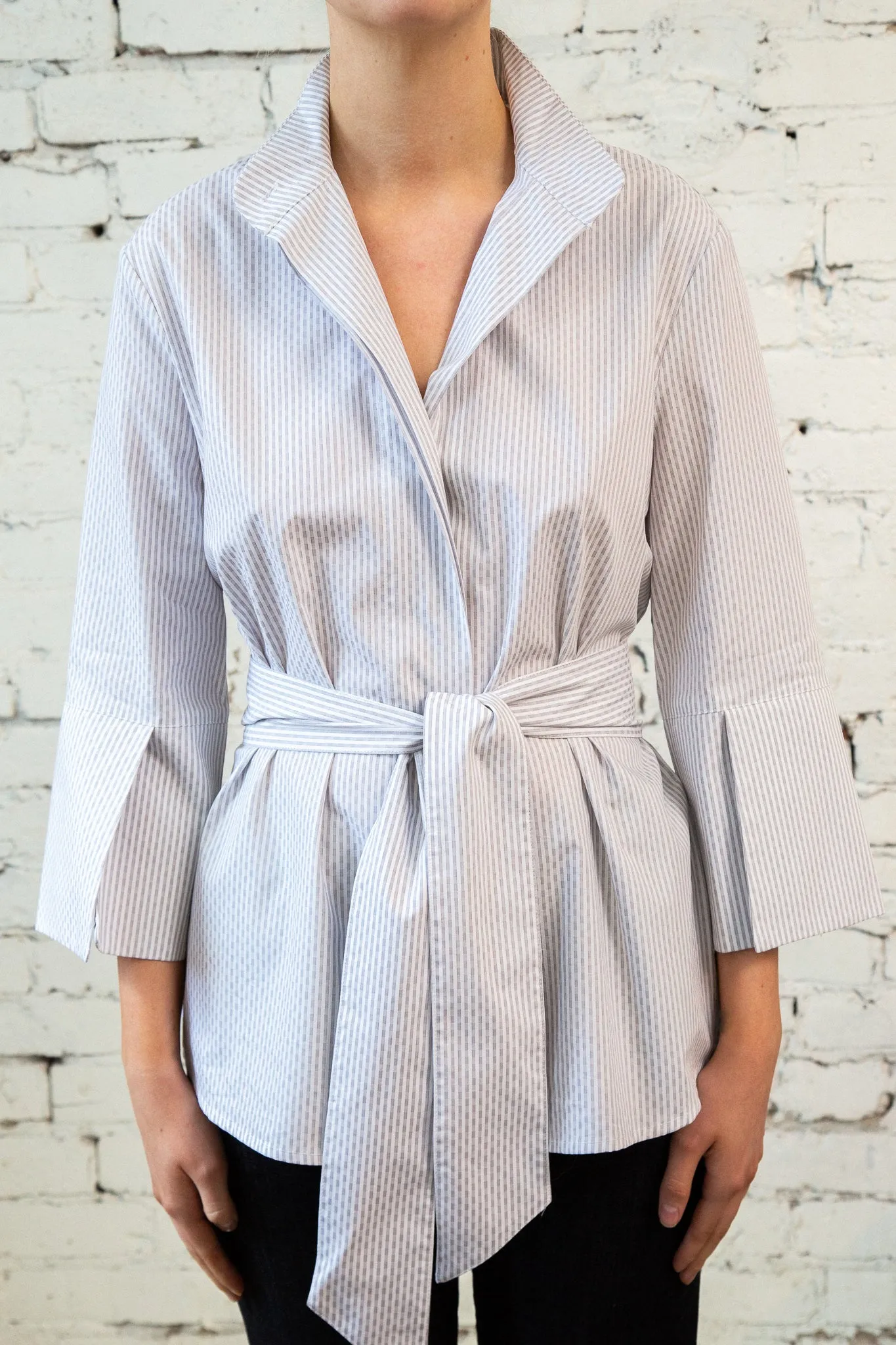 DELIA SHIRT IN STRETCH COTTON POPLIN