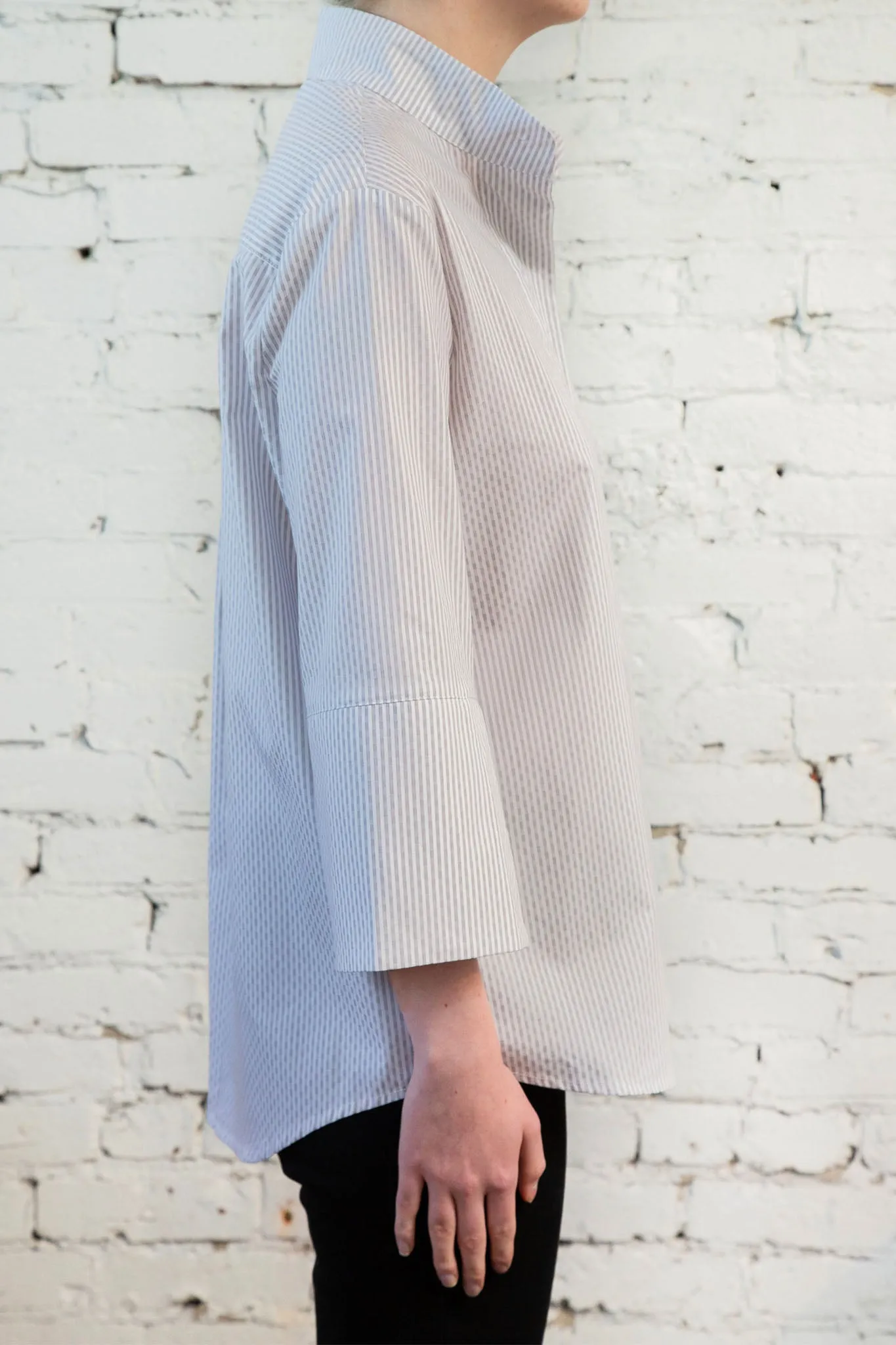 DELIA SHIRT IN STRETCH COTTON POPLIN
