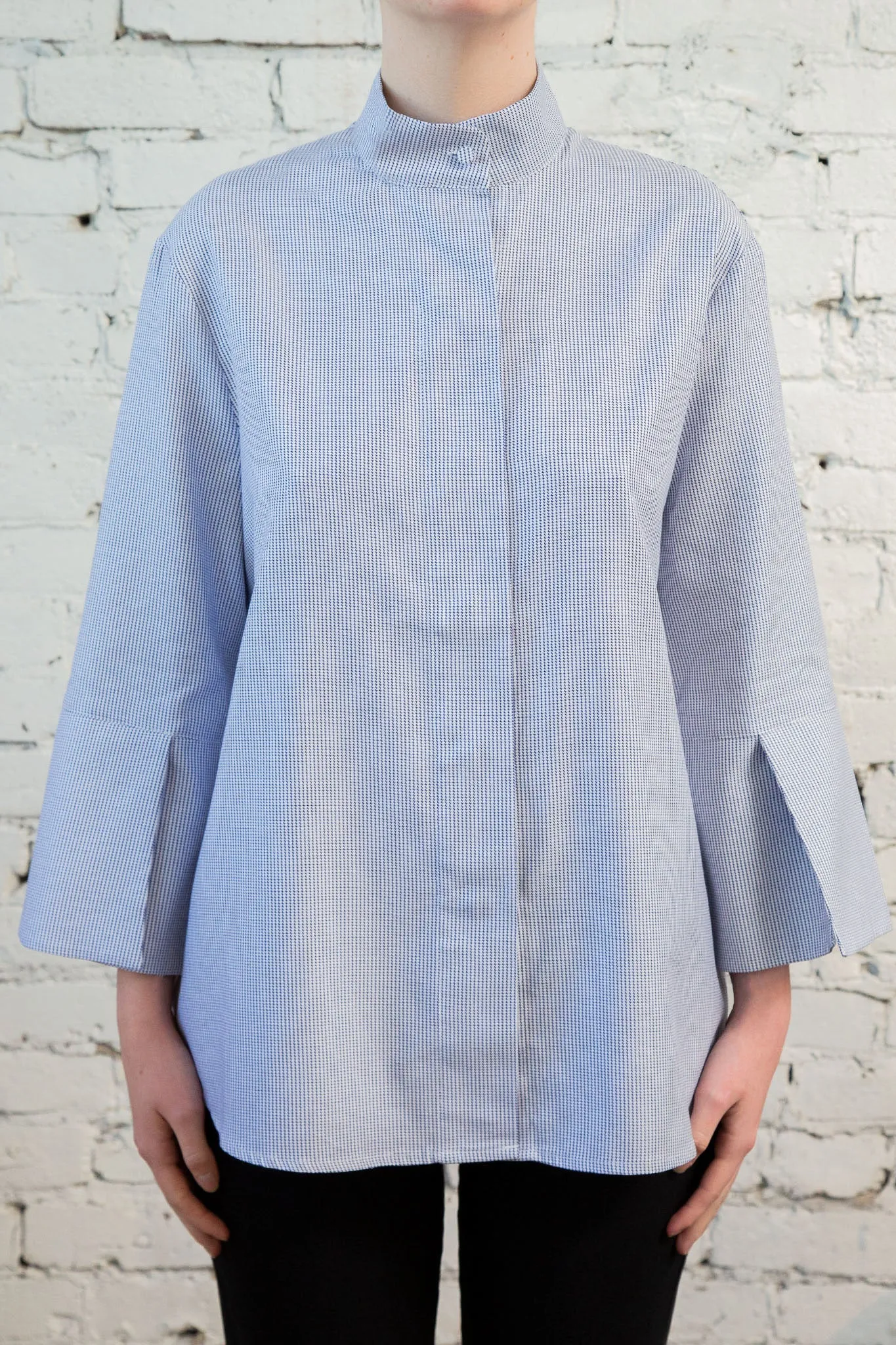 DELIA SHIRT IN STRETCH COTTON POPLIN