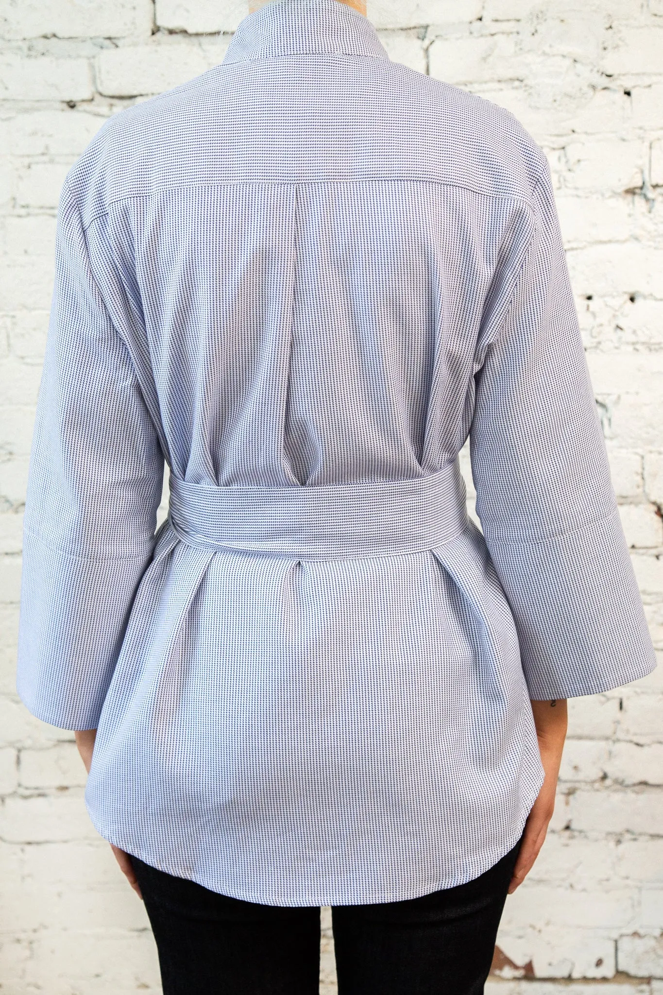 DELIA SHIRT IN STRETCH COTTON POPLIN