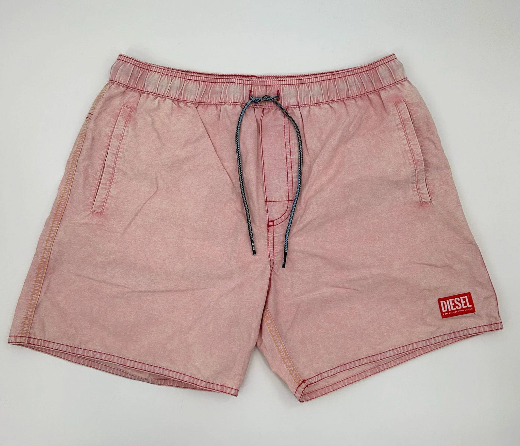 Diesel Pink Waykeeki Swim Shorts Bathing Suit mens beach swimwear, quick dry mens swimsuits