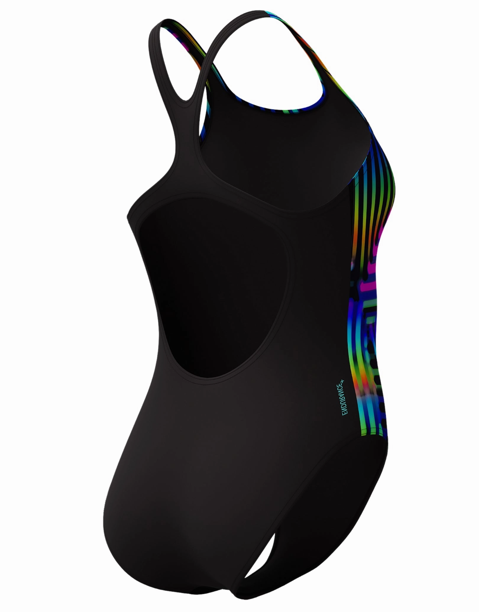 Digital Placement Medalist Swimsuit - Black/Multi
