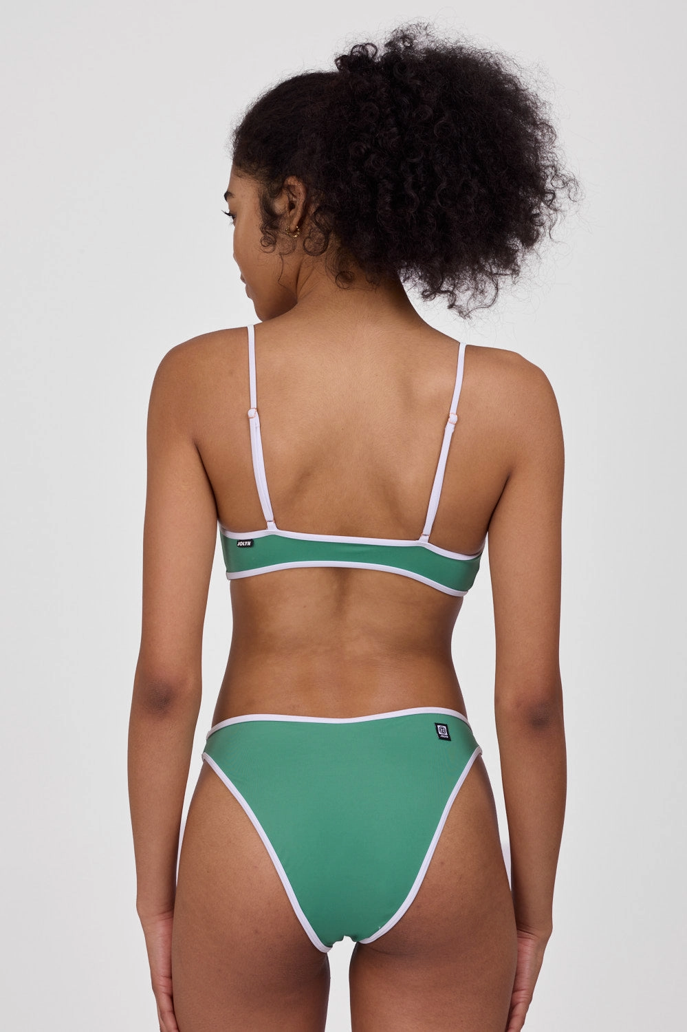 Dina Bikini Bottom - Kale & White