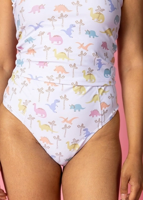Dinos | Up High Bottoms elastic waistband swim bottoms, mix-and-match bikini bottoms