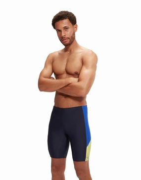 Dive Splice Swim Jammer - Navy/Blue casual mens swimwear, affordable swimwear for men