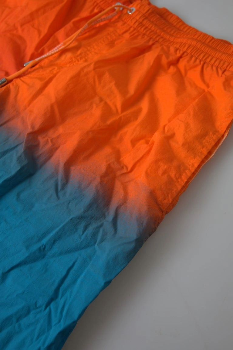 Dolce & Gabbana Gradient Effect Swim Shorts in Vibrant Men's
