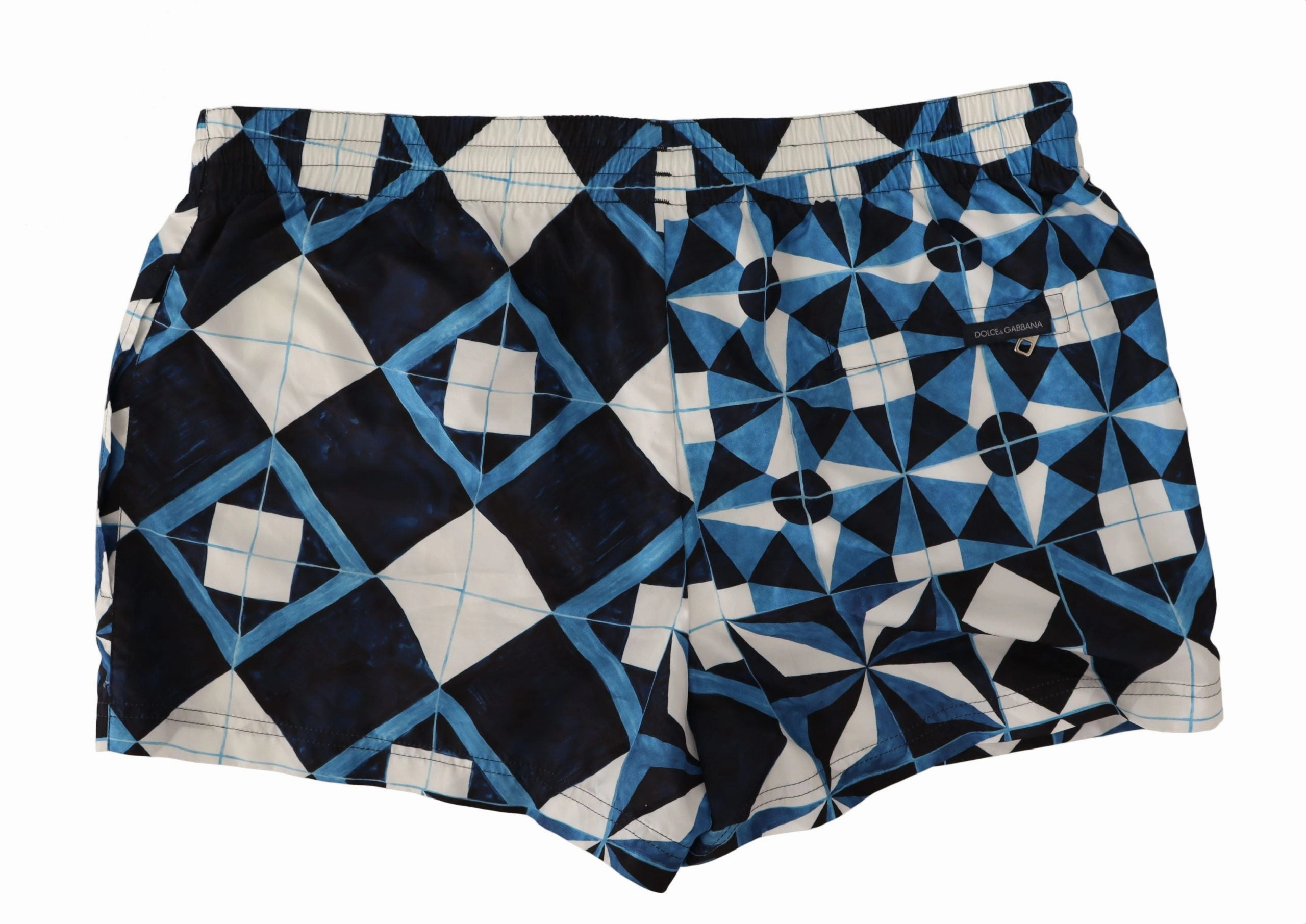 Dolce & Gabbana Majestic Majolica Print Swim Men's Trunks
