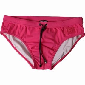 Dolce & Gabbana Nylon DG Logo Beachwear Brief Swimwear Men's Men mens full coverage swimwear, stylish mens swim trunks