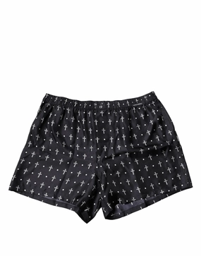Dolce & Gabbana Silk Printed Beachwear Shorts Men's Swimwear mens full coverage swimwear, stylish mens swim trunks
