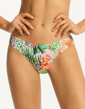 Dolce Regular Bikini Pant - Print adjustable swim bottoms women, flattering bikini bottoms