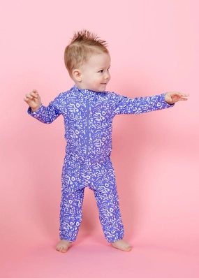 Doodles | Baby Rashguard One-Piece (Unisex) boys summer swimwear, boys rash guard swim sets