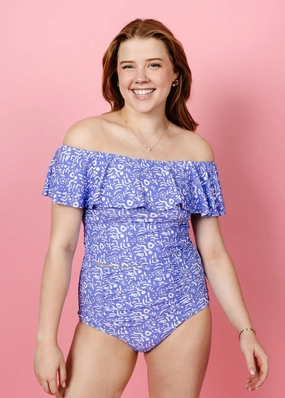 Doodles | Ruched Bottoms 2.0 elastic waistband swim bottoms, mix-and-match bikini bottoms