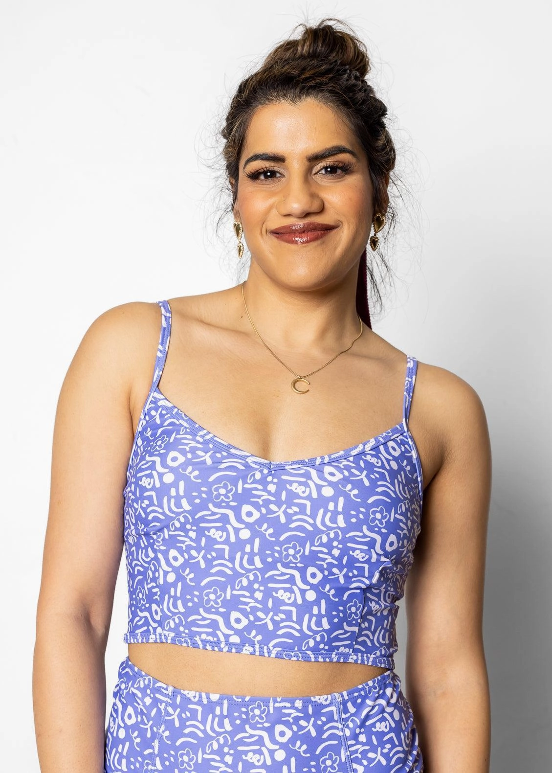 Doodles | V'D Crop Top tankini swim tops, adjustable bikini tops