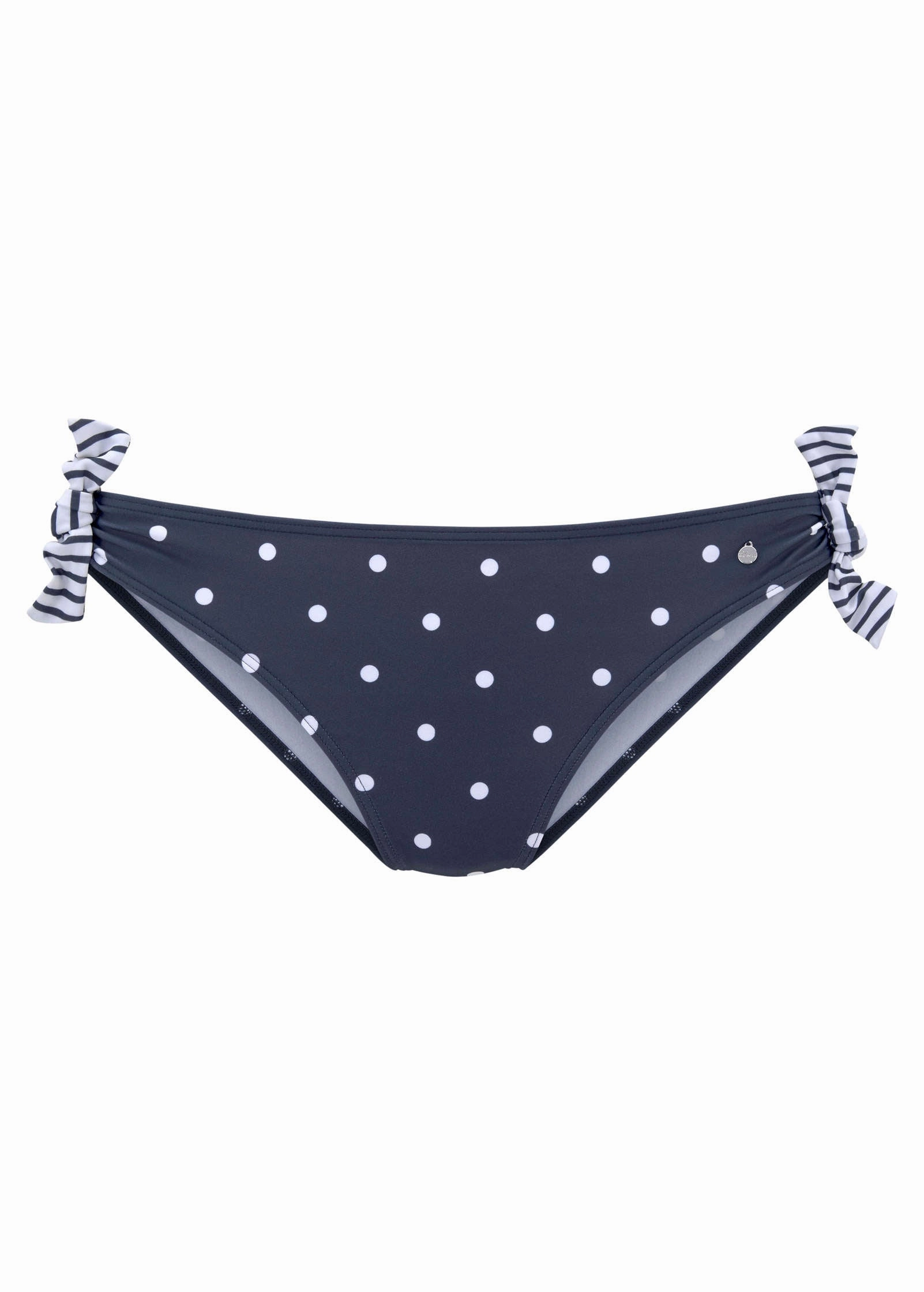 Dot Tie Side Moderate Bottom - Striped Polka-Dot