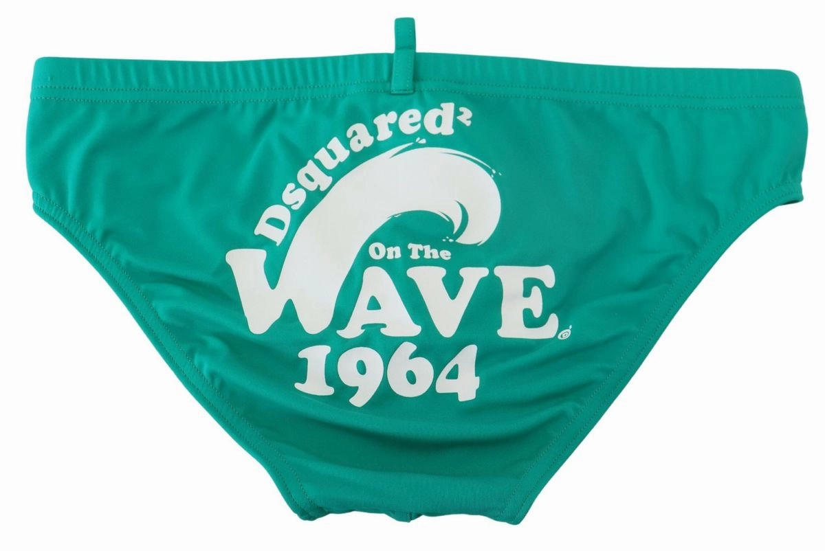Dsqua   Logo Print Men Swim Brief Men's Swimwear