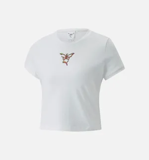 Dua Lipa Slim Tee Womens T-Shirt - White