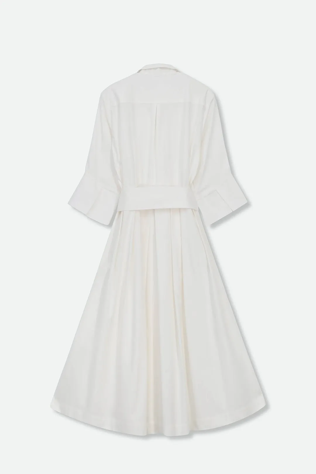 DUNE DRESS IN ITALIAN COTTON STRETCH