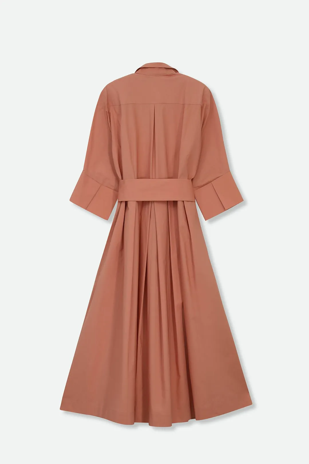 DUNE DRESS IN ITALIAN COTTON STRETCH