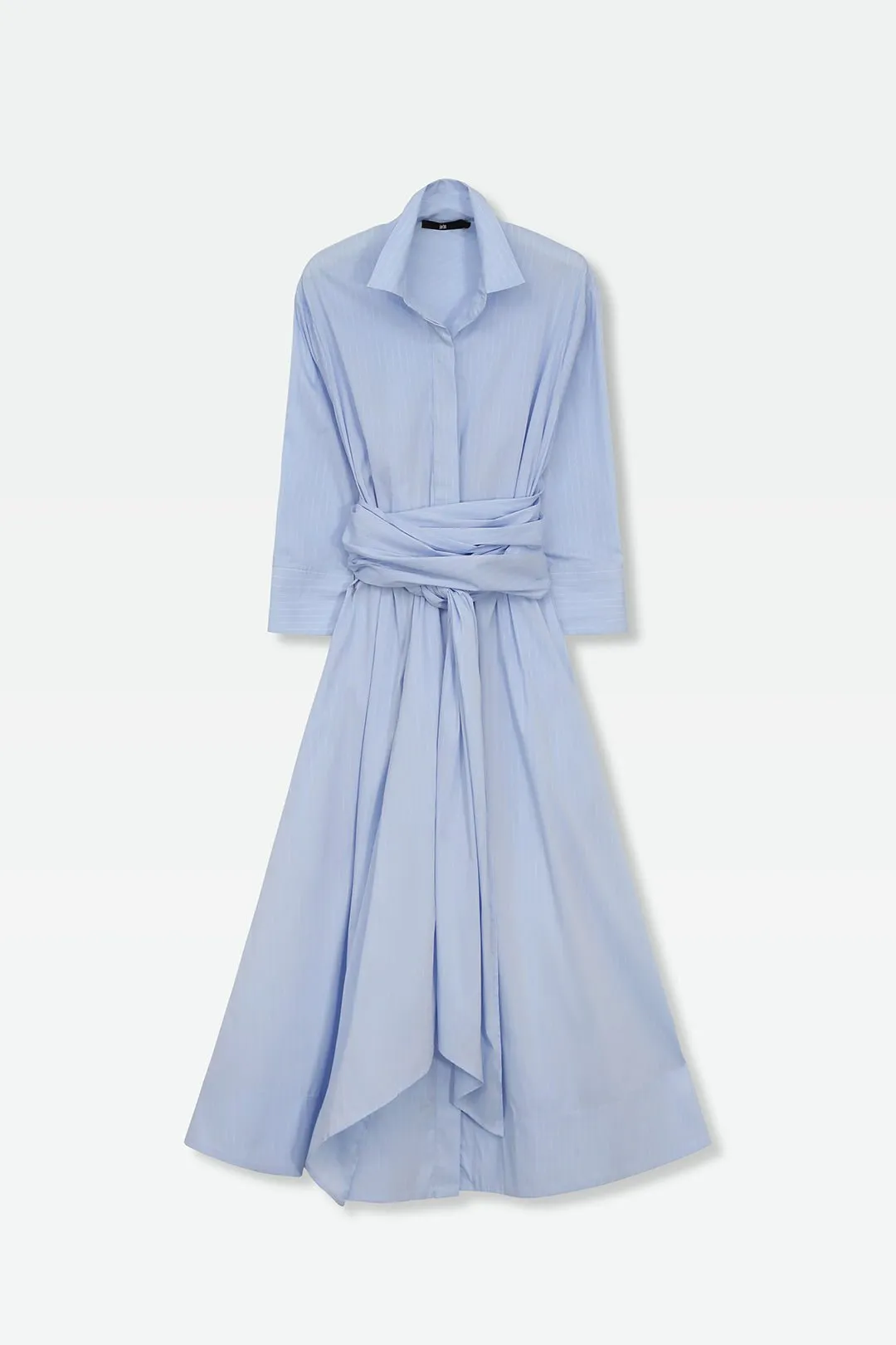 DUSK DRESS IN ITALIAN COTTON FINE POPLIN