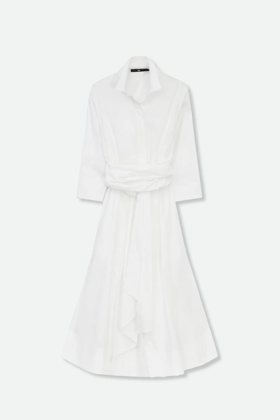 DUSK DRESS IN ITALIAN COTTON FINE POPLIN