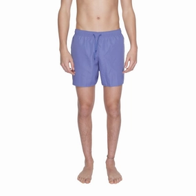 EA7 Emporio Armani Polyester Men's Swimwear mens full coverage swimwear, stylish mens swim trunks