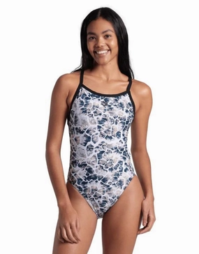 Earth XCross Back Swimsuit - Black/Multi arena swimwear for men, arena competitive swimsuits