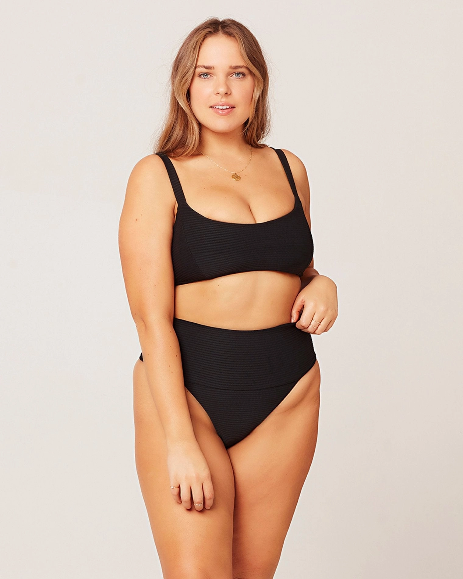 Eco Chic Repreve Desi Bikini Bottom - Black