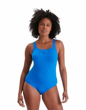 ECO Endurance Plus Medalist Swimsuit - Bondi Blue minimalistic swimsuits women, sleek swimwear styles