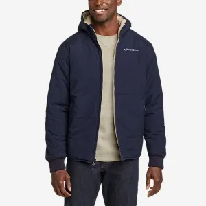 Eddie Bauer Men's Buckhorn Reversible Hooded Jacket - Atlantic Eddie Bauer