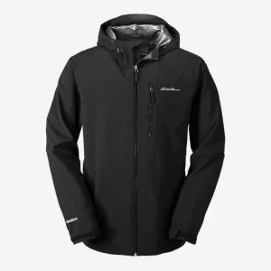 Eddie Bauer Men's Cloud Cap Stretch 2.0 Waterproof Rain Jacket - Black Eddie Bauer