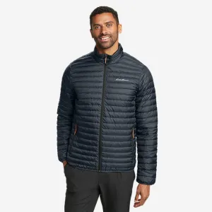 Eddie Bauer Men's Microlight Down Jacket - Grey Eddie Bauer