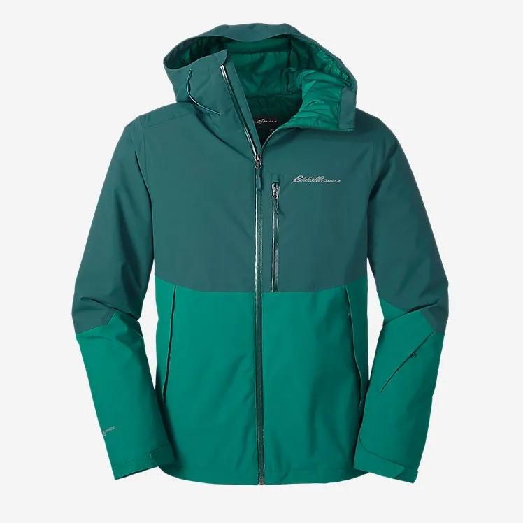 Eddie Bauer Men's Powder Search Insulated Jacket - Green Eddie Bauer