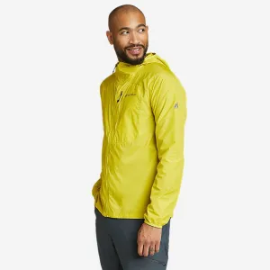 Eddie Bauer Men's Super Sevens Wind Jacket - Chartreuse Eddie Bauer