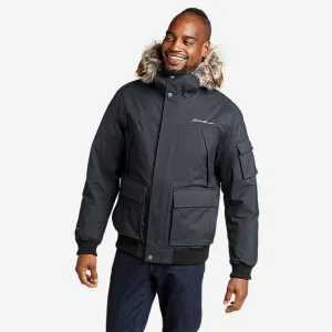 Eddie Bauer Men's Superior Down Bomber Jacket - Grey Eddie Bauer