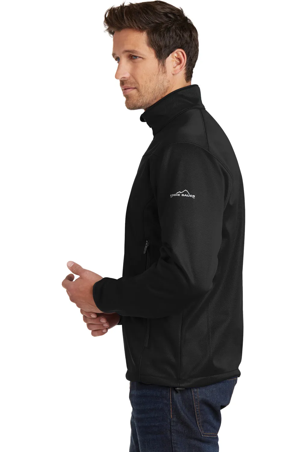 Eddie Bauer Mens Waterproof Full Zip Jacket - Black