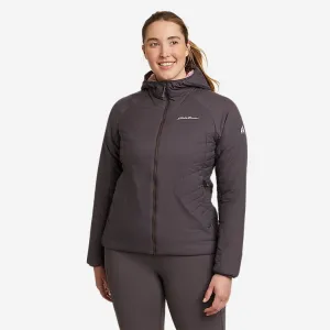 Eddie Bauer Women's EverTherm Downdraft Hooded Jacket - Aubergine Eddie Bauer