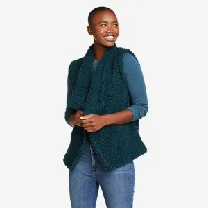 Eddie Bauer Women's Fireside Plush Fleece Vest - Teal Eddie Bauer