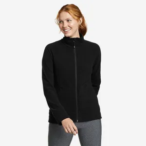 Eddie Bauer Women's Quest Full-Zip Fleece Sweater - Black Eddie Bauer