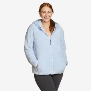 Eddie Bauer Women's Quest Plush Fleece Full-Zip Hoodie - Mist Eddie Bauer