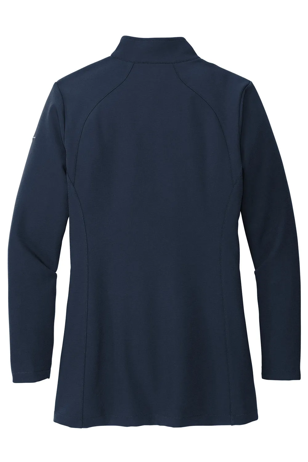 Eddie Bauer Womens Stretch Water Resistant Full Zip Soft Shell Jacket - River Navy Blue
