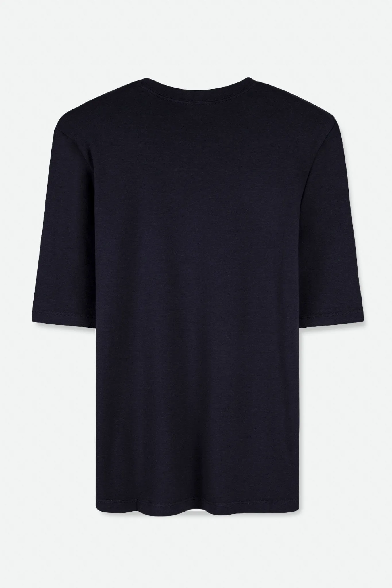 ELBOW SLEEVE CREW IN PIMA COTTON STRETCH CORE COLLECTION