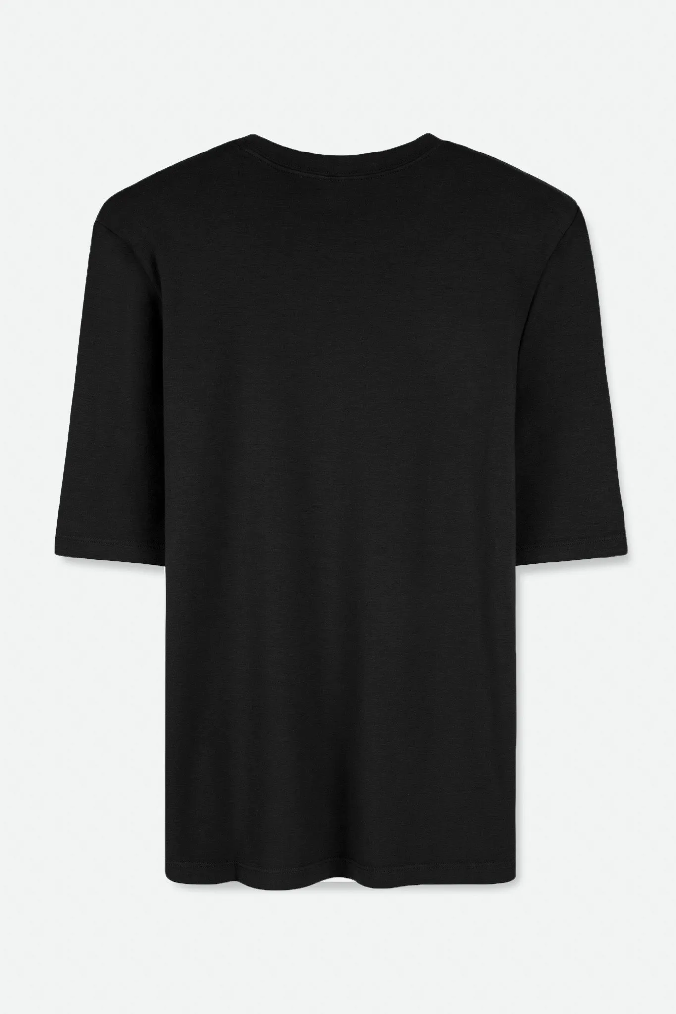 ELBOW SLEEVE CREW IN PIMA COTTON STRETCH CORE COLLECTION
