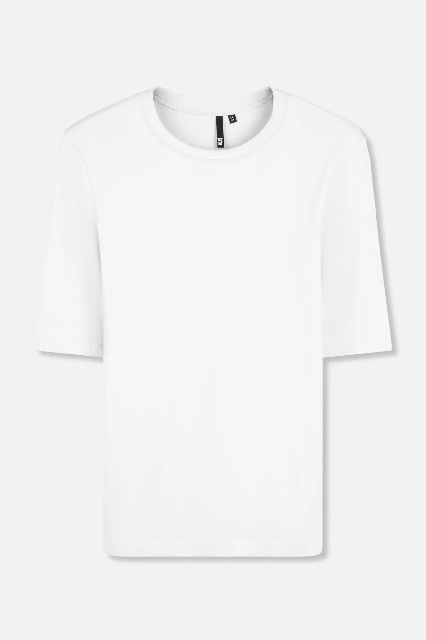 ELBOW SLEEVE CREW IN PIMA COTTON STRETCH CORE COLLECTION